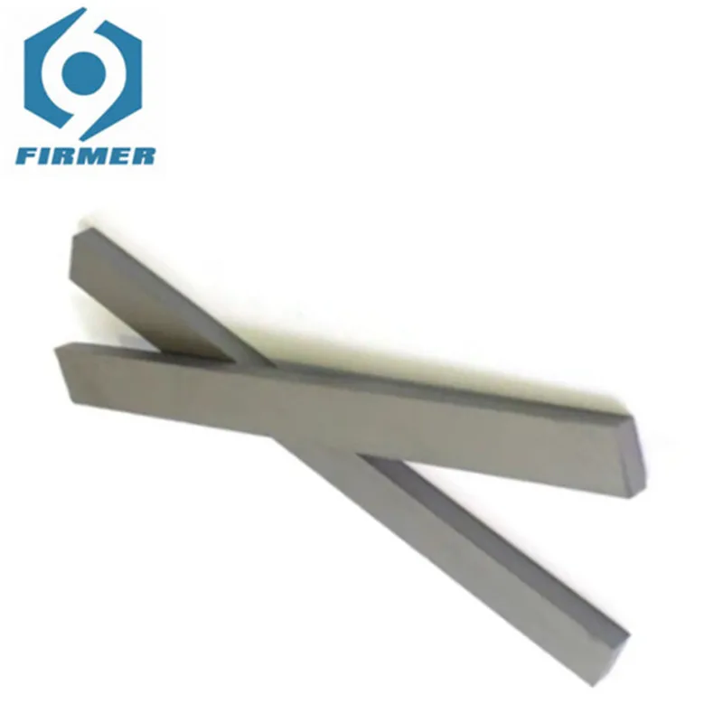 8mm 10mm Thicknesses 100mm Length YG8 YG6 Tungsten Carbide Steel Bar Cemented Carbide Alloy Mold Flat Plate Blanks Stripe