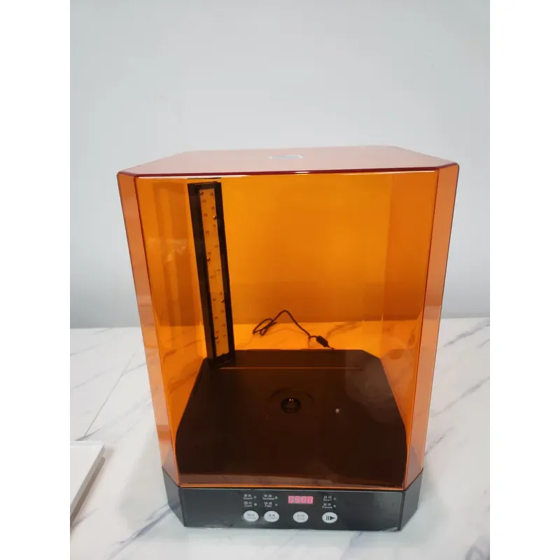 Professional Resin 3D Printer Wash and Cure Station With Rotating Curing Turntable for Lab Models Post Processing