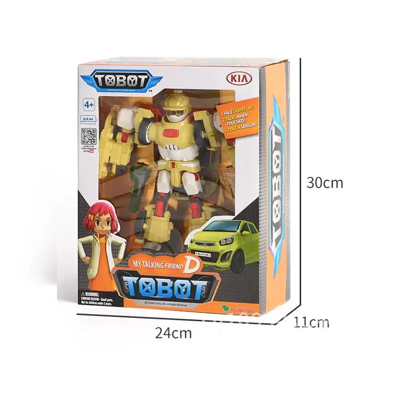 Big!!!Overseas Version Tobot Transformation Robot to Car Toys Korea Cartoon Brothers Anime Deformation Car Airplane Toys