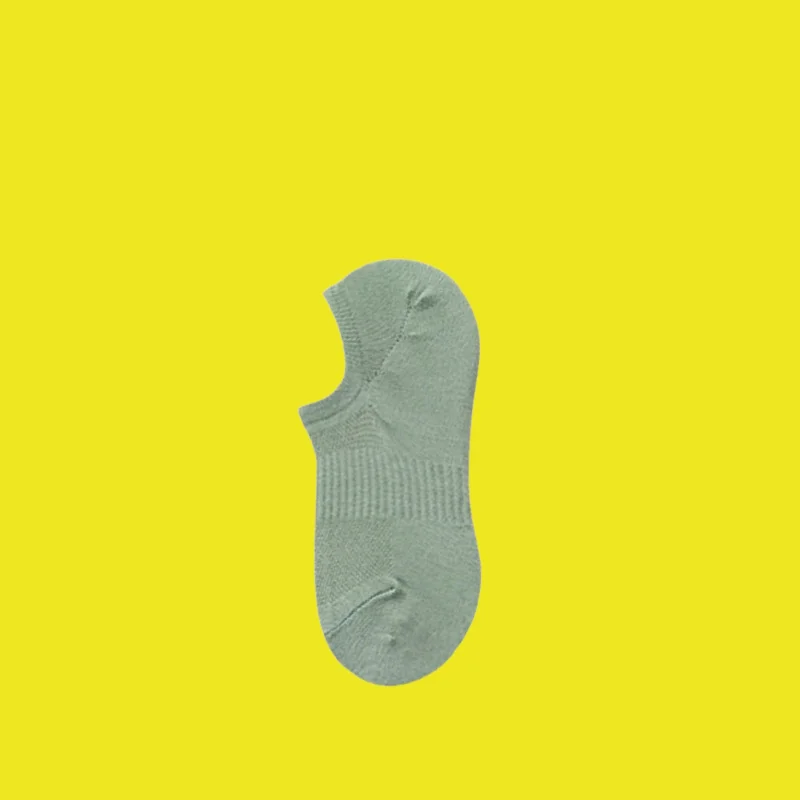 Chaussettes invisibles en maille respirante pour hommes, chaussettes de bateau japonais, chaussettes de documents solides, bouche peu profonde, 5/10 coton, 2024 paires