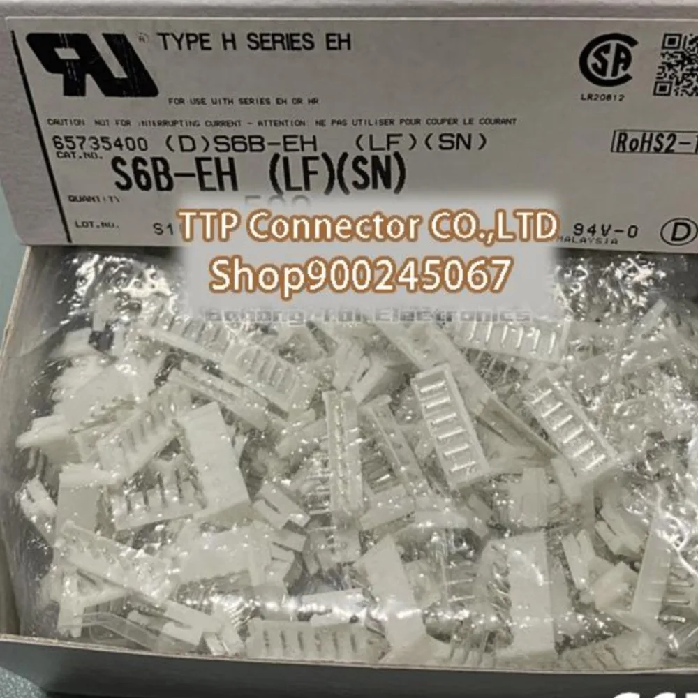 

20pcs/lot Connector S6B-EH 6PIN 2.5mm Leg width 100% New and Origianl