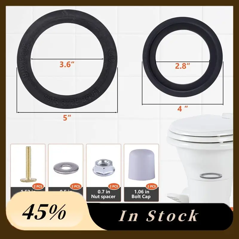 2025 Trendrv Toilet Seal Kit Compatible For Camper 300/310/320 RV Toilets To Replace 385311652 RV Toilet Seal Part,2-In1 Combo K