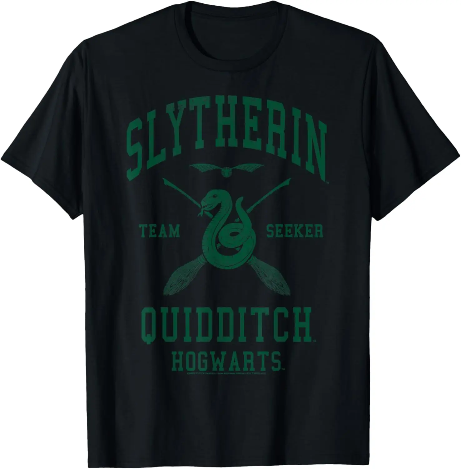 r Slytherin Team Seeker Hogwarts Quidditch T-Shirt