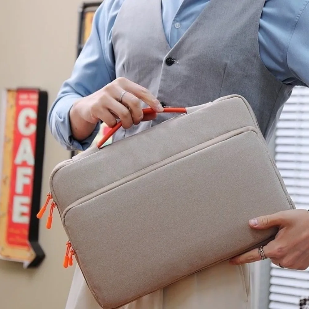 

Ultra Thin Laptop Handbag for 13-16inch Shockproof Computer Storage Bag High-capacity Waterproof Laptop Sleeve Case