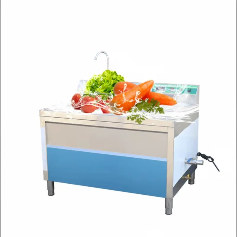 Automatic Vortex Fruit Washer for Central Kitchen Vortex Vegetable Washer