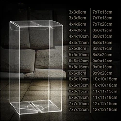 20PCS Clear PVC Box Packaging Boxes Wedding Christmas Gift Box Small Transparent Display Box For Toy