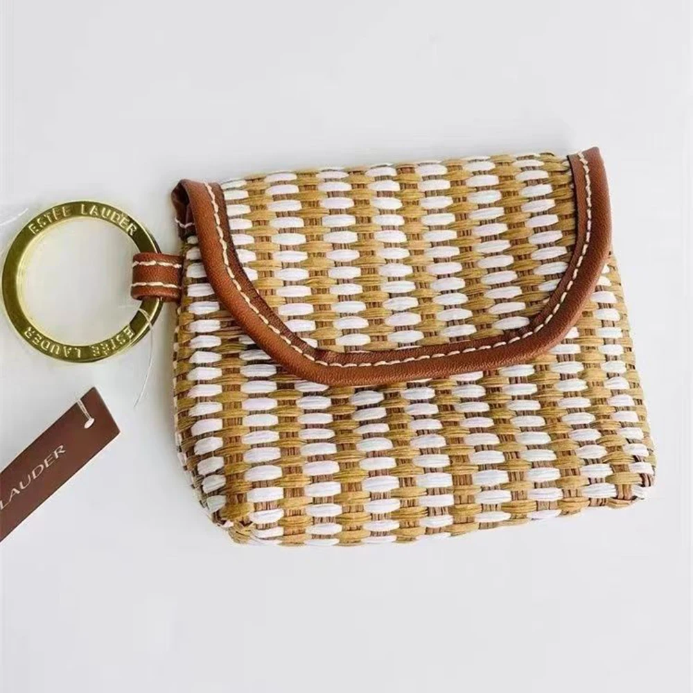 Mini Bag, Small Capacity, Lazy Person's Portable Storage, Small Bag, Card Bag, Portable Travel Bag, Woven Bag, Headphone Bag view 2