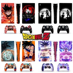 Dragon Ball PS5 Slim Skin Stickers for Playstation 5 Slim Disc CD Console Controllers Anti-Scratch Vinyl Sticker Decal Cover