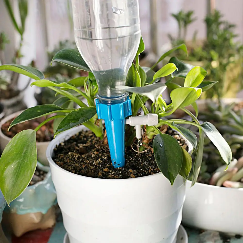 2 pçs sistema de irrigação por gotejamento automático dripper spike kits jardim casa eco-friendly planta flor ferramentas waterer automático