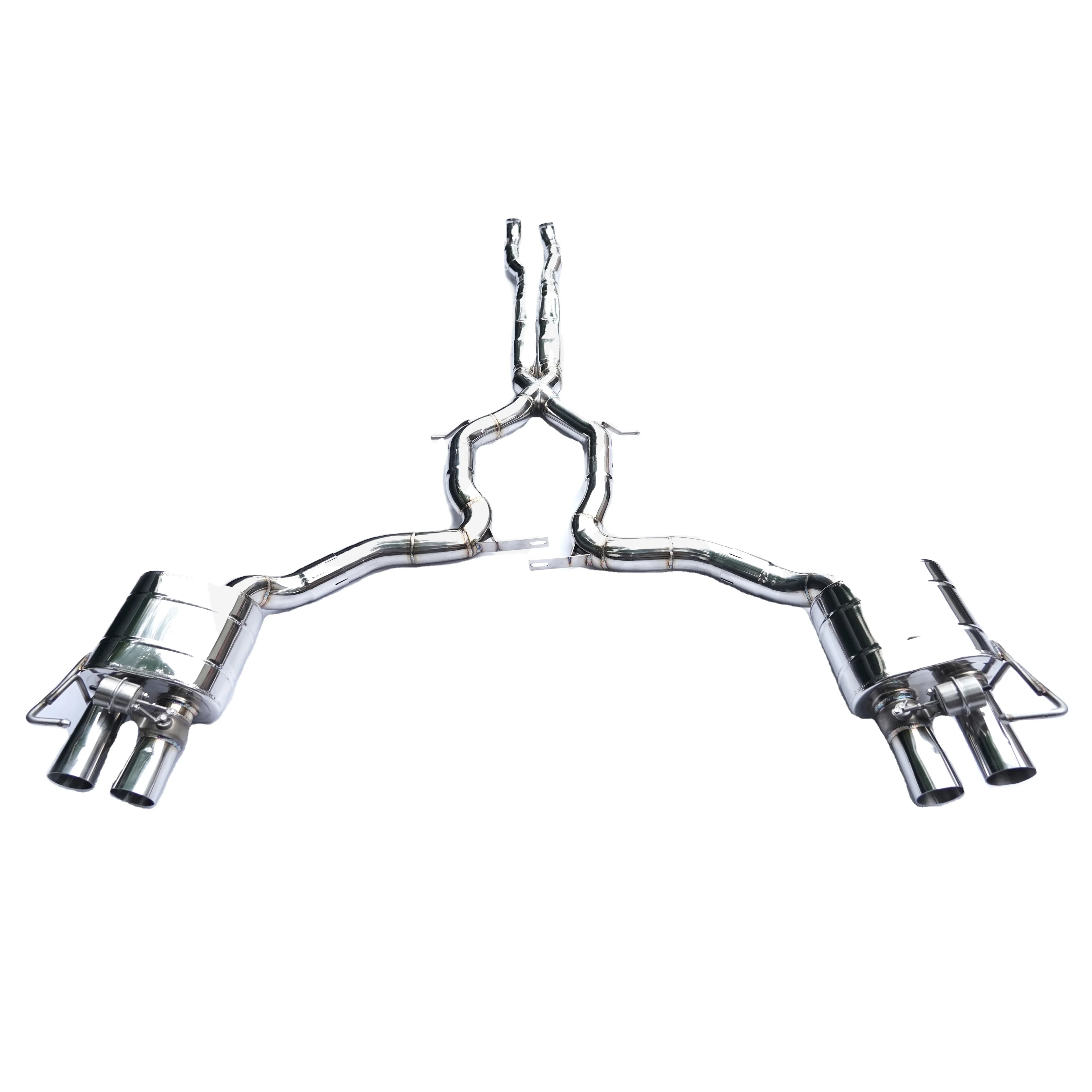 

CSZ Valve Muffler With Remote Control Catback for Bentley Continental GT 4.0 V8 6.0 W12 Valvetronic Exhaust System Tips