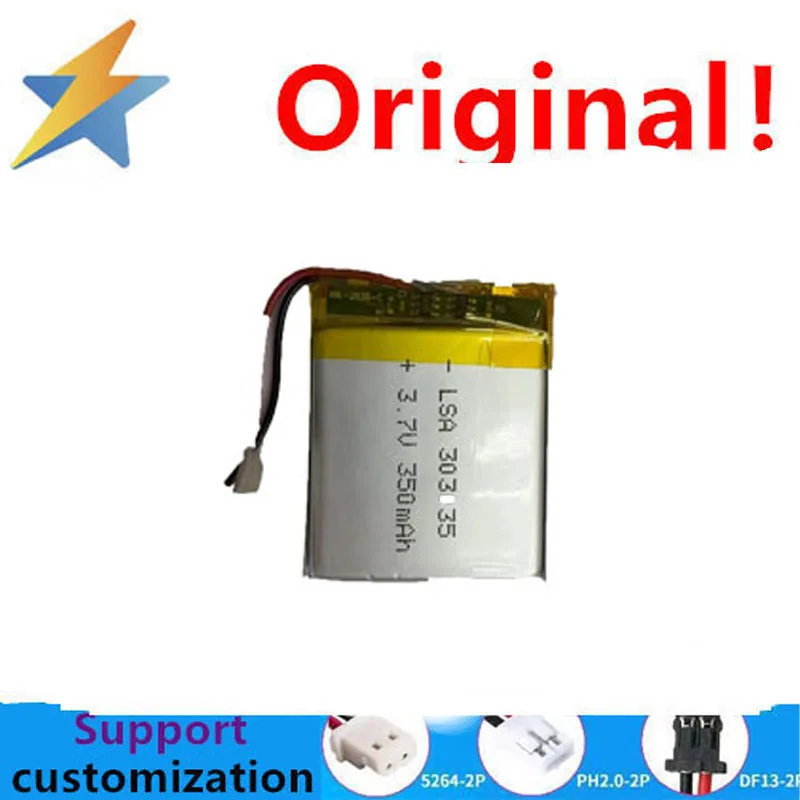 350MAH polymer battery 303035 beauty device smartwatch shaver sound pickup beauty eye recording battery cell 3.7V