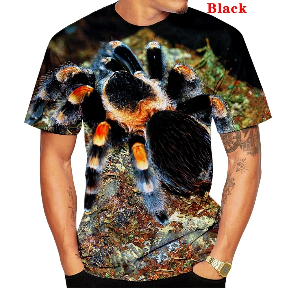 2022 New fashion men women 3d print t shirt funny spider t shirt unisex casual t shirt short sleeve tops