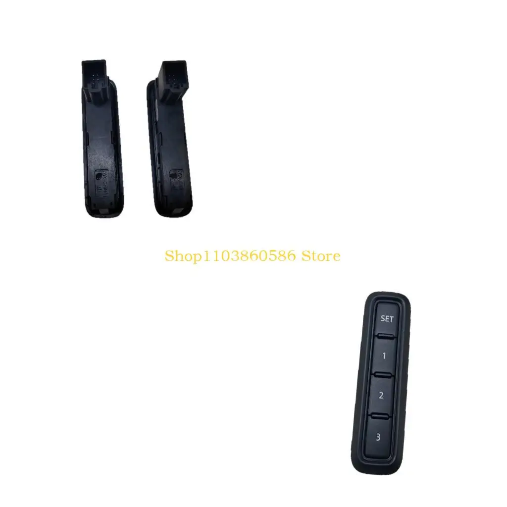 242A Power Memory Button Switches with Black Layout for Daily Car Access