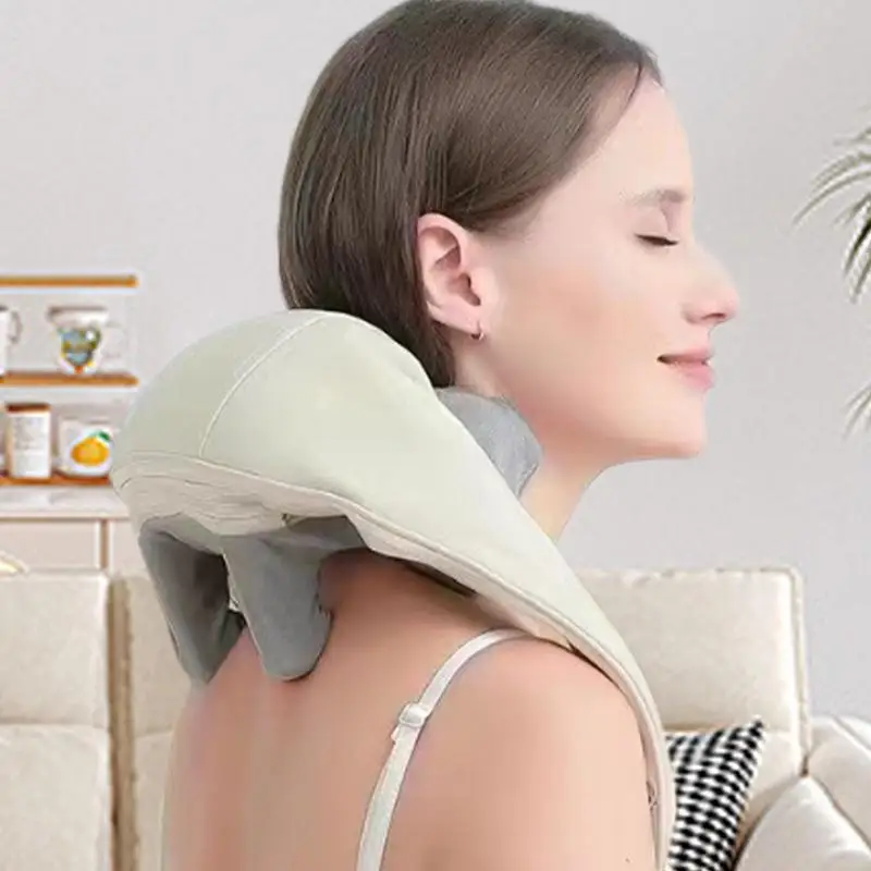 Neck Shoulder Massager Deep Tissue Shiatsu Back Massagers Pain Relief Electric Squeeze Muscles Massage