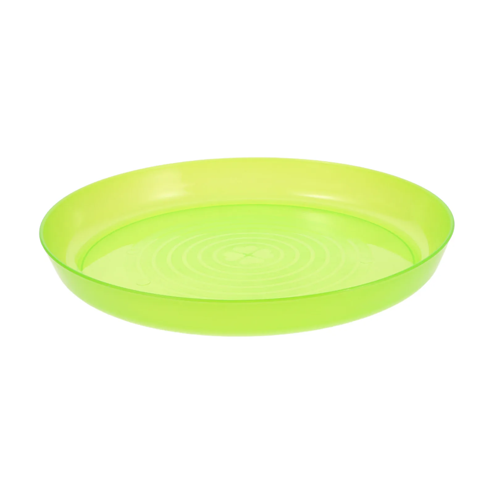 Translucent Reusable Plastic Salad Plate Clear Dinner Plate for Picnic Bbq Party Travel Kids Outdoor Use Unbreakable Easy Clean