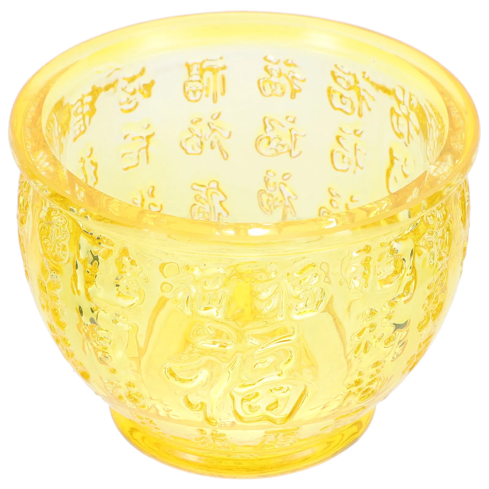 Crystal Cornucopia Chinese Style Wealth Bowl Exquisite Treasure Basin Tabletop Ornament Home Office Decor Decorative Money Basin