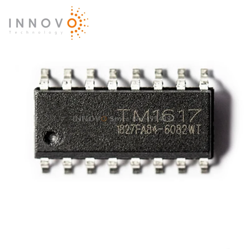 10ชิ้น/ล็อต TM1617 TM1650 TM1640 TM1651 TM1652 TM1668 TM1722 TM1804 LED ควบคุมไดรฟ์หลอด IC nixie ใหม่เดิม