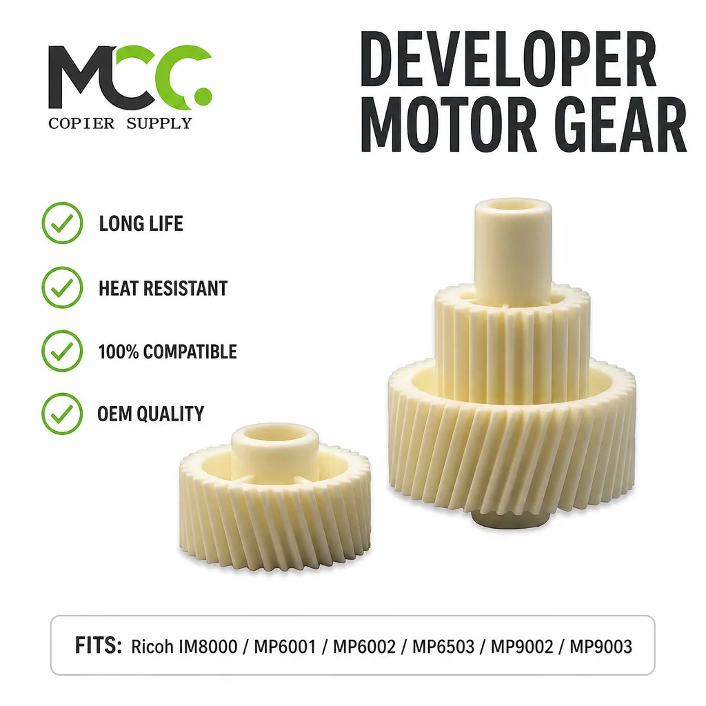 Developer Motor Gear Developer Unit Gear for Ricoh IM8000 MP6001 MP6002 MP6503 MP9002 MP9003