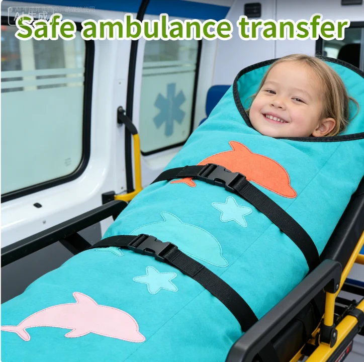 Kids Manic Fixed Blanket Restraint Blanket Kids Anti-scratch Anti-Agitation Adjustable Anti-Self-Injury Restraint