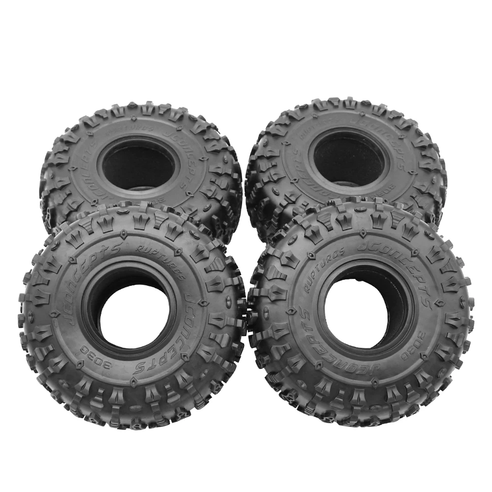 RC Car 2.2Inch Rubber Tyre 150X65MM 2.2 Wheel Tires for 1/10 RC Crawler Wraith RR10 RBX10 Capra SCX10 Jeep Wrangler 2.2 WHEE