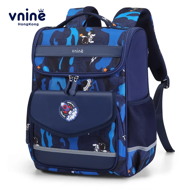 V.NINE Primary School Backpack for Kids Children School Bags Boys Blue Elementary School Backpack Girls 10 Years Grade 1 to 4