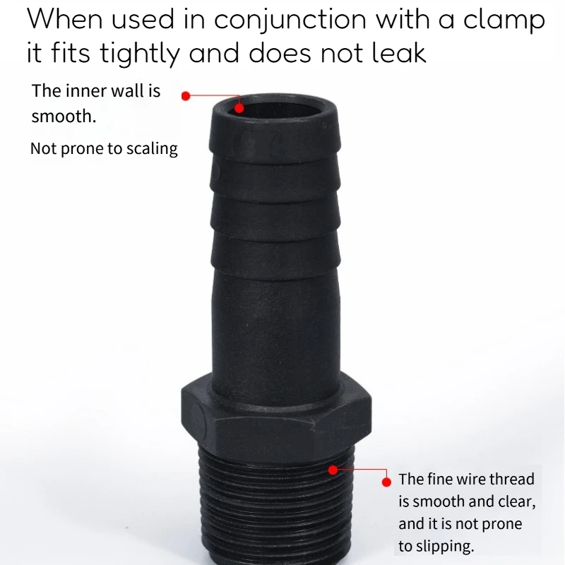 25mm Plastic Pagoda Joint Rainwater Bucket Series Hose Joint Plastic Water Bucket Waterproof Sealing High-temperature Resistant