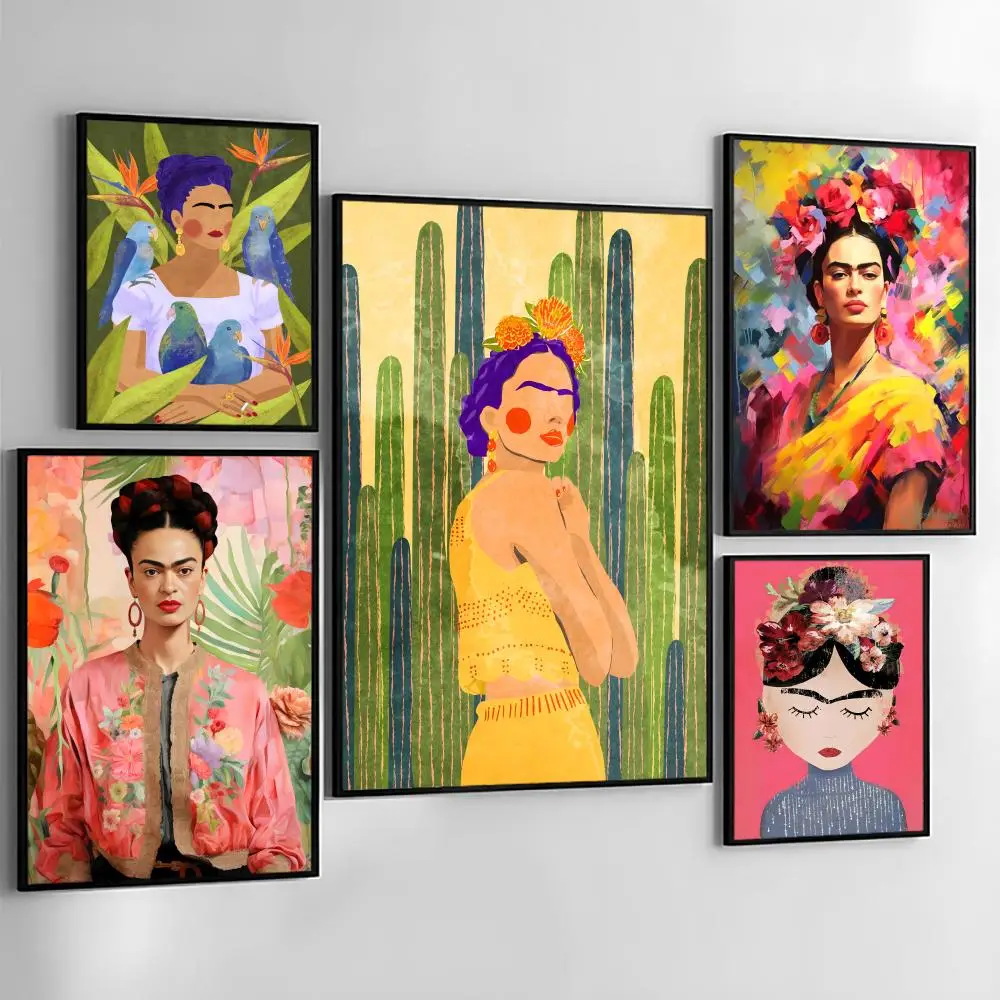 F-Frida K-Kahlo Poster Holiday Gifts Decoration Designed For Home Restaurant Office Space Wall Art