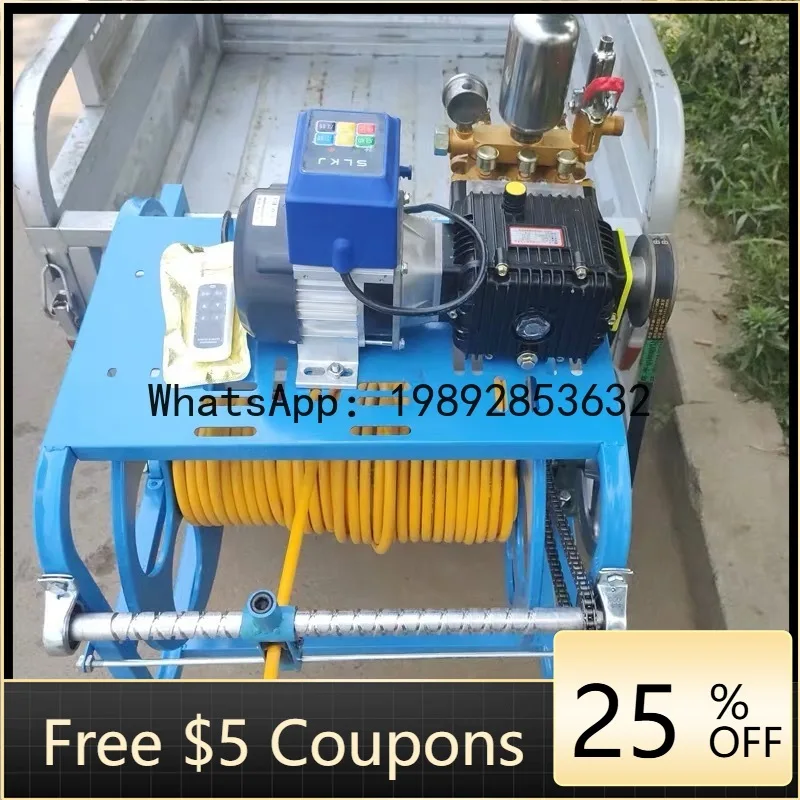JX  Electric Sprayer Fully Automatic Line Reel Agricultural High-Pressure New Remote Control Sprayer