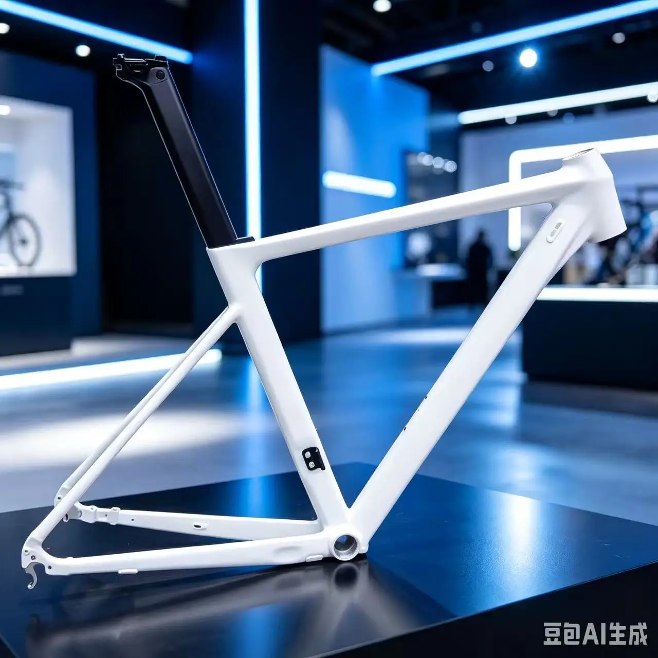 Aero Aluminum Road Bike Frame Flat Mount Disc Brake Quick Release Internal Cable Routing Includes Seatpost Derailleur Hanger - view 3