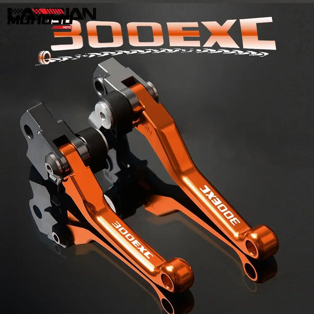 

300EXC Brake Clutch Lever Dirt Pit Bike Brake Clutch Levers Grips For 300 EXC SIXDAYS 300EXC 2003-2018 2015 2016 2017 Parts