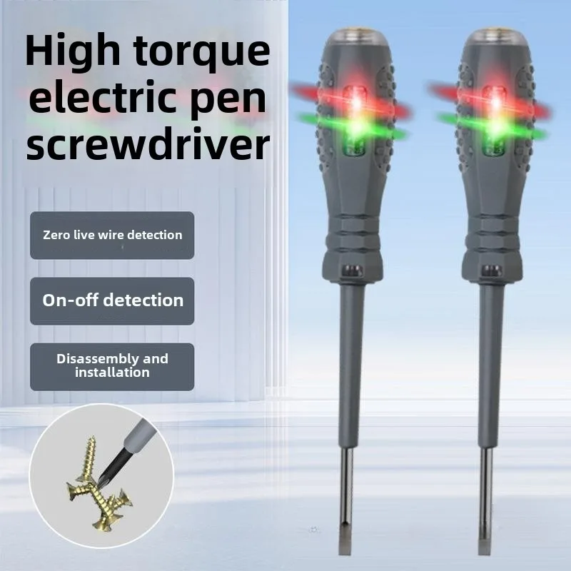 

Electric Pen Electrician Testing Broken Wire High-light Multi-functional Intelligent Induction Test Pen Screwdriver