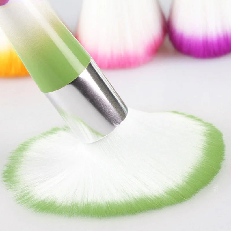 

Soft Hair Nail Brush For Women, Manicure Tool For Powder Application, Nail Art Dust Remover, Easy Clean Shrink