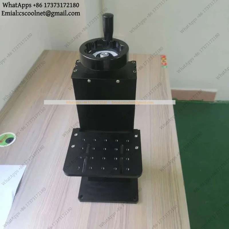 JS02 Optical Experiment Lift Platform Aluminum Alloy Manual Elevator Z Axis Sliding Table 200 300 500MM Universal