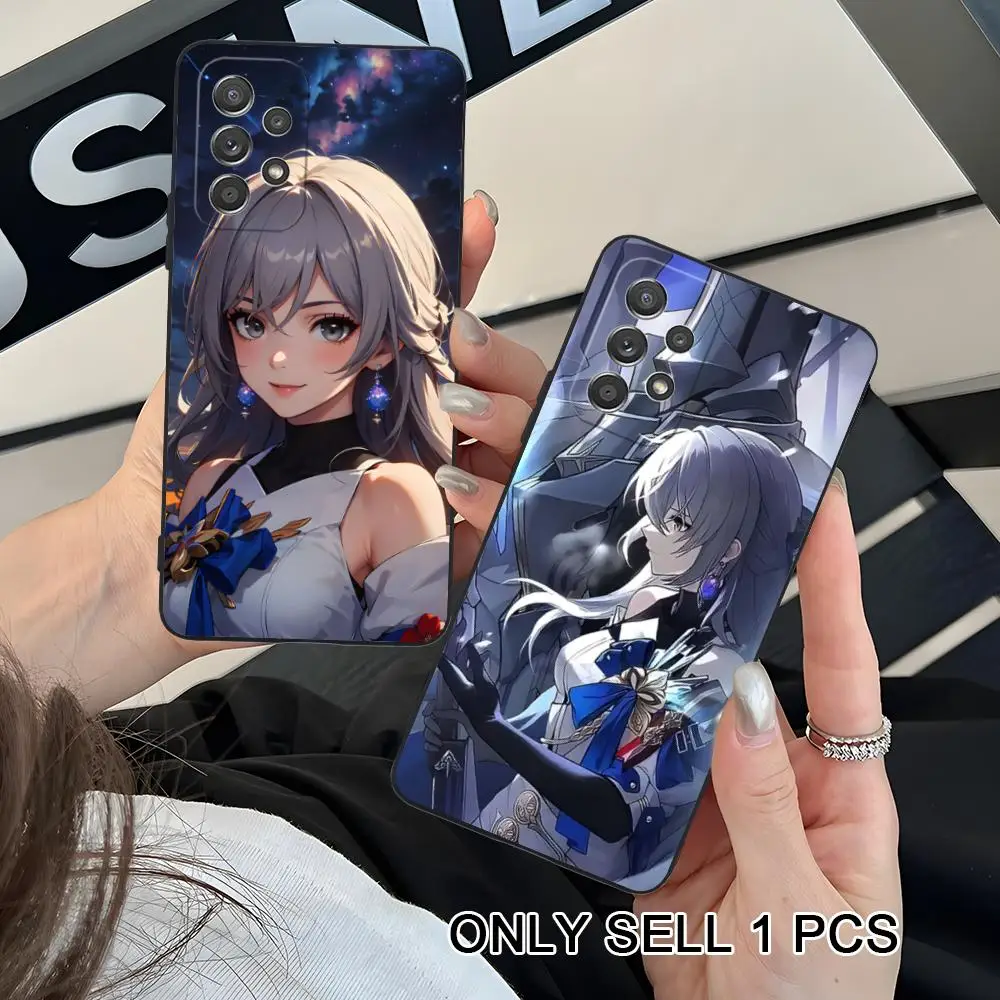 HSR Bronya Matte TPU Mobile Phone Case for Samsung Galaxy A56 55 54 53 52 51 36 35 34 23 16 15 5G Colorful Cover