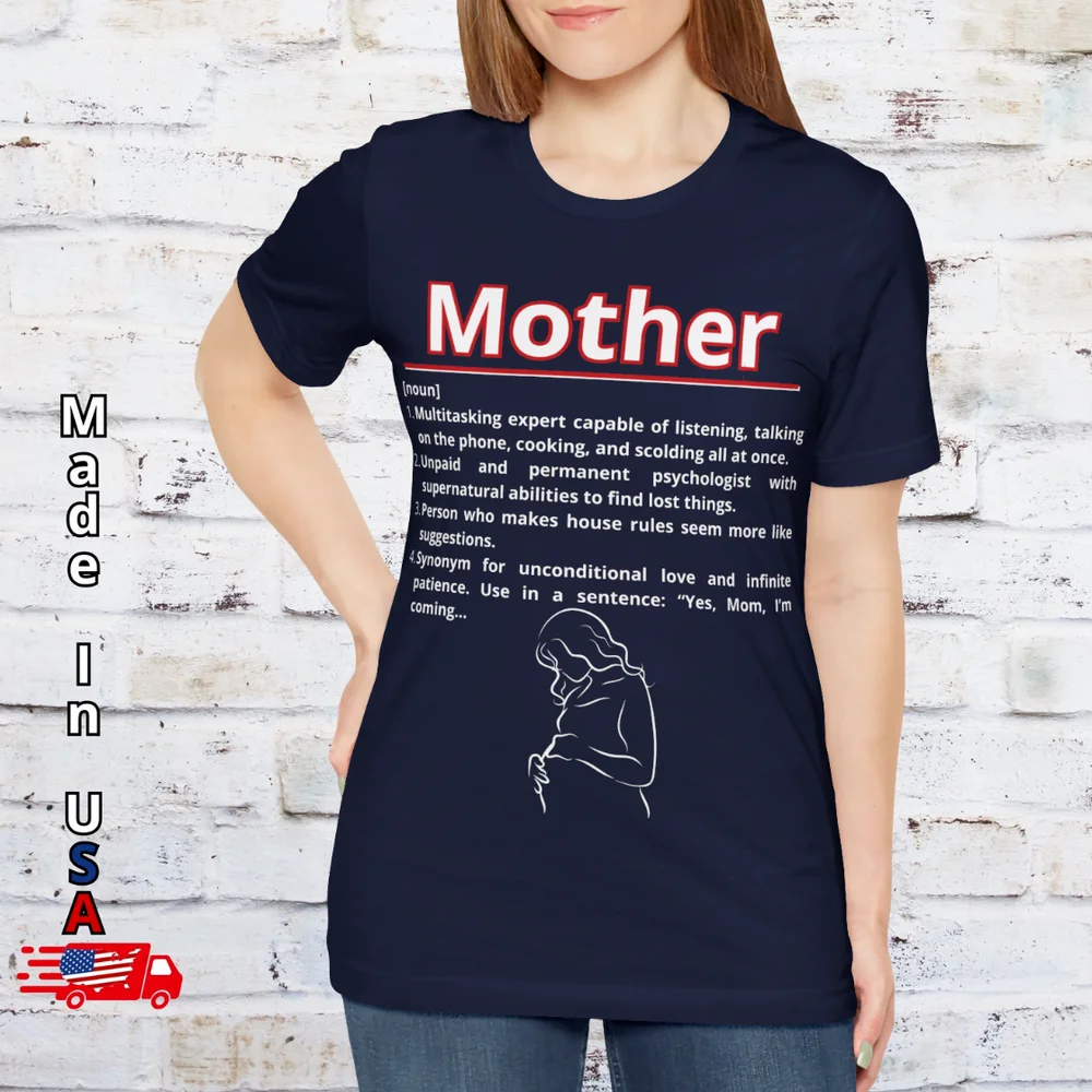 Mother Definition T Shirt Mothers Day Mom Grandma Gift Cute Funny Women Tee