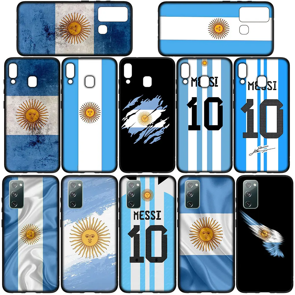 Argentina Flag 10 Football Cover Phone Casing for Motorola Moto E32 G22 G9 G30 G50 G60 G51 G52 G41 G42 G71 E7 G100 G10 G20 Case