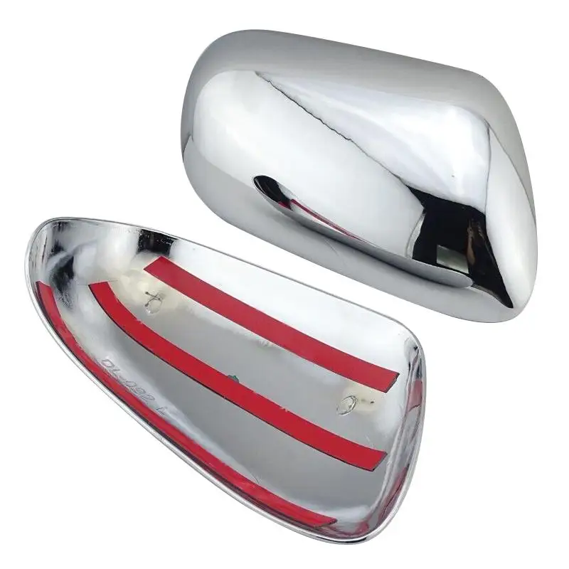 

1 Pair Car Door Side Rearview Mirror Cover Cap Fit For Jaguar XJ X300 X308 XK8 XKR X100 Silver