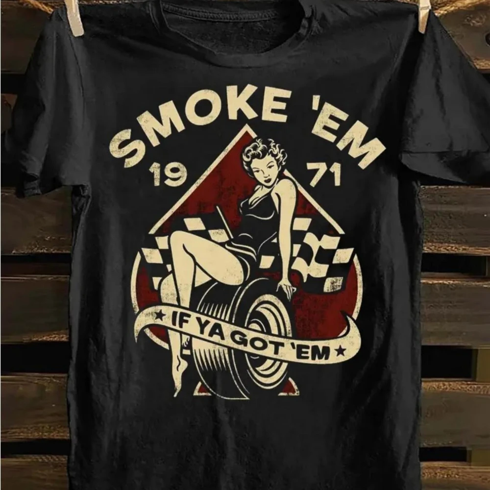 Smoking & Vaping Accessories - Kaos Pria Vintage 70-an Retro Punk,