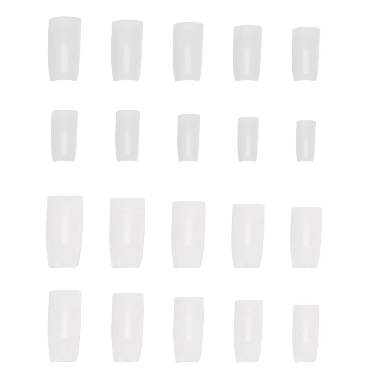 

French Style Nail Tips 2 Boxes Artificial Nails False Nails Manicure Accessories Women Girls Home Salon Parties Christmas