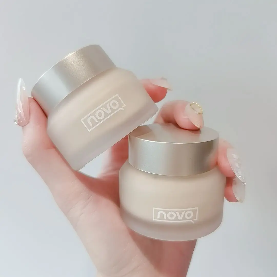 NOVO Face Cream Korean Face Pendant High Coverage Foundation Professional Concealing Foundation Makeup Foundation for 24hr