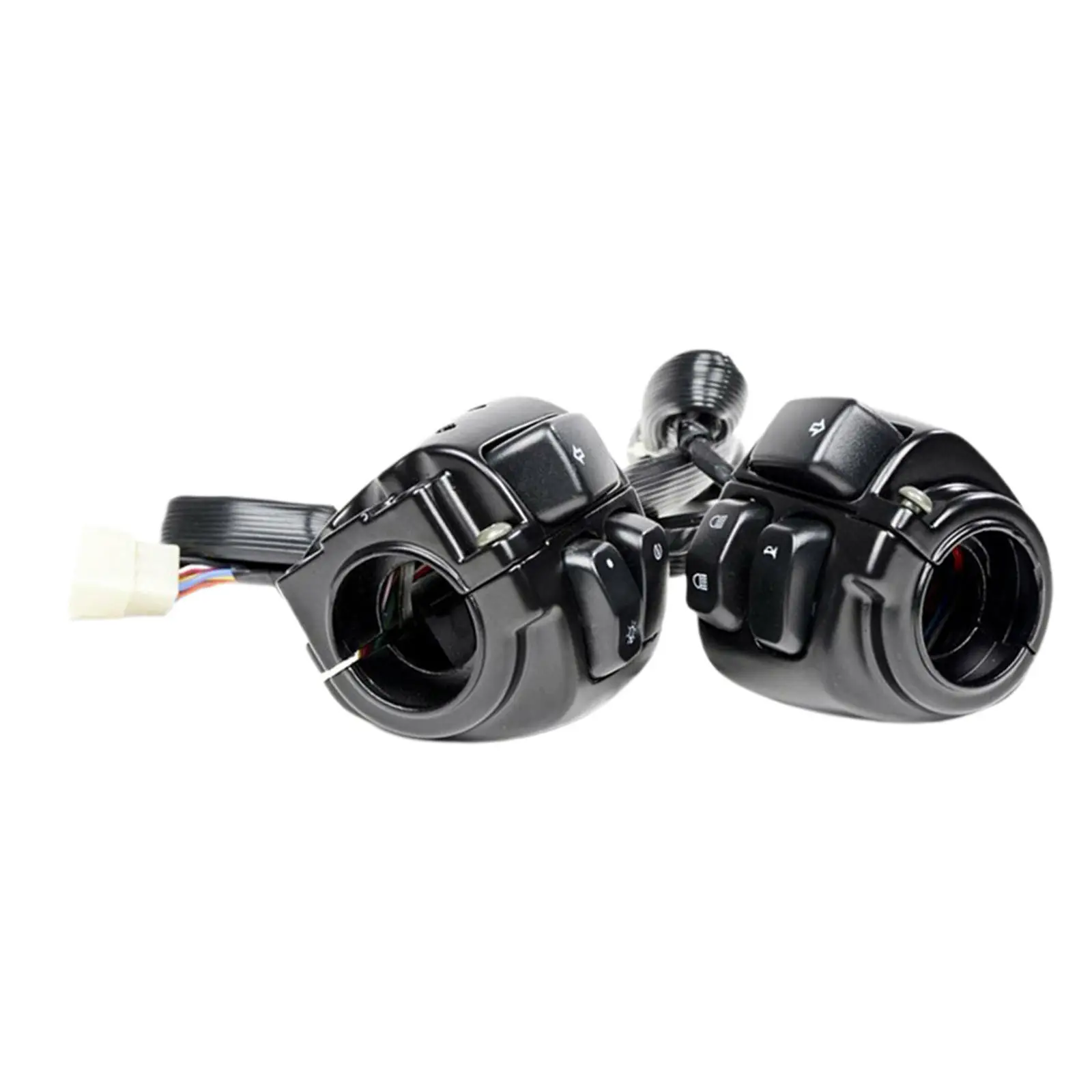 

Motorcycle 1'' Handlebar Control Switch Kit with Wiring for