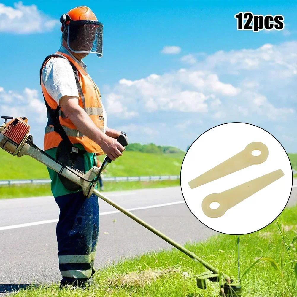 Imagem -02 - Lâminas de Plástico para Aparador de Grama para Cortadores de Grama Stihl Fs38 Fs40 Fs50 C-e Fs55r Fs56 Rc-e Fs56 C-e Fs130 Fs130r Cortador de Grama 12 Peças