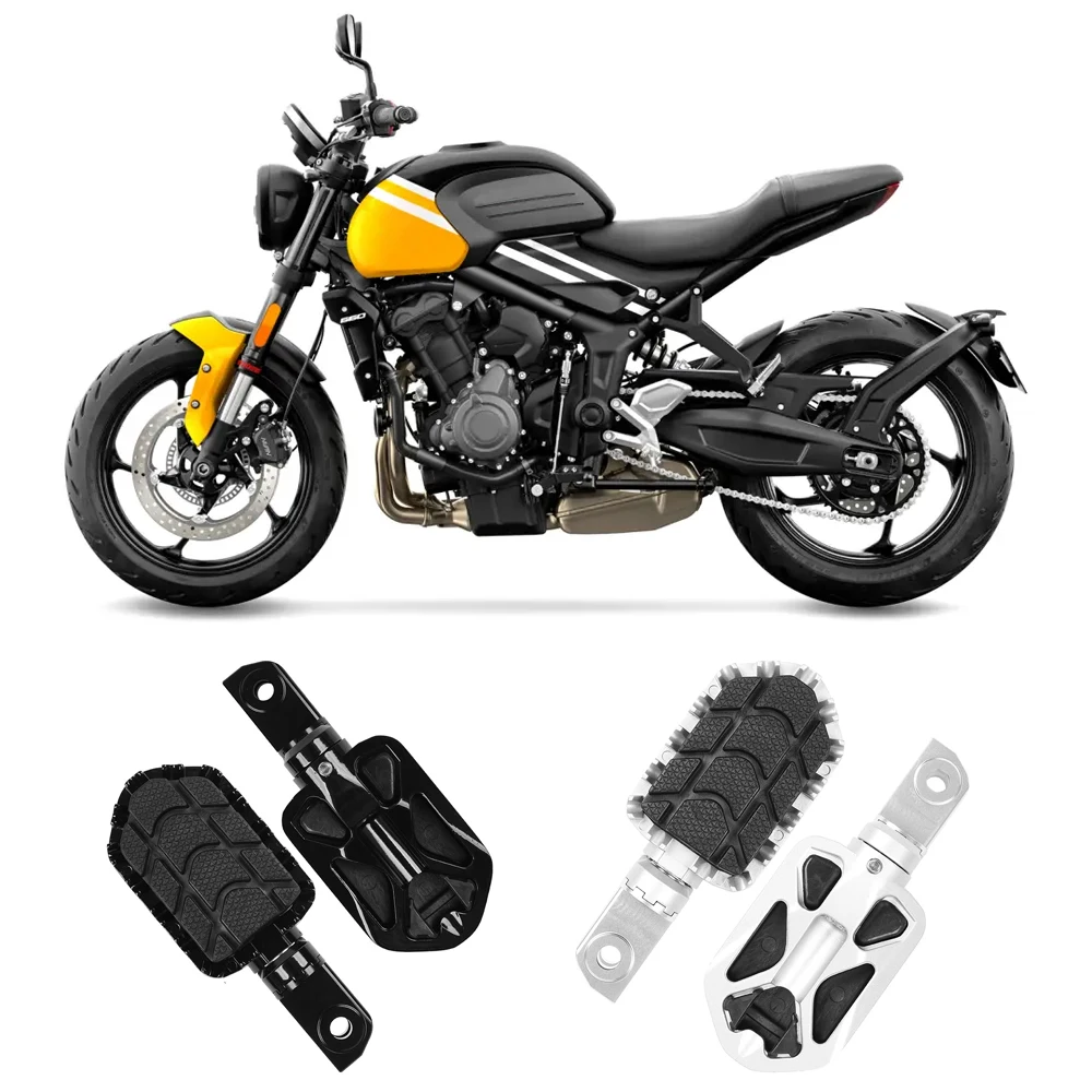

Foot Rests For 675/R/RX TRIDENT 660 Foot Pegs Daytona 675/R Motorcycle Footrests Street Triple 765/R/S/RS Pedals 1200RR 1200RS