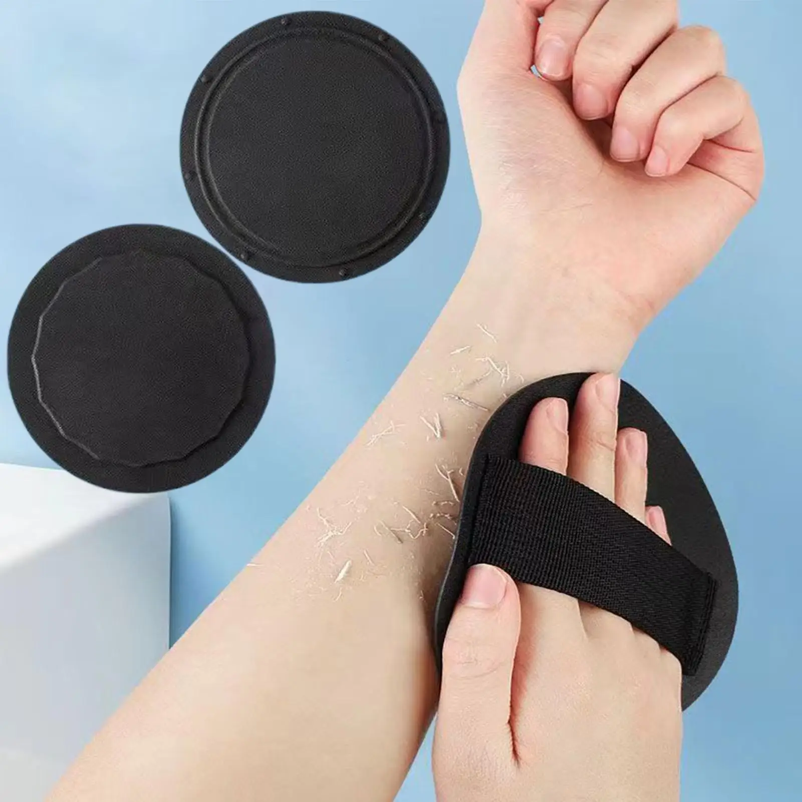 Black Body Exfoliating Bath Scrubbing Shower Brush Dead Skin Removal, Painless Shower Tool, Moisturizing Bathing Towel Skin Care