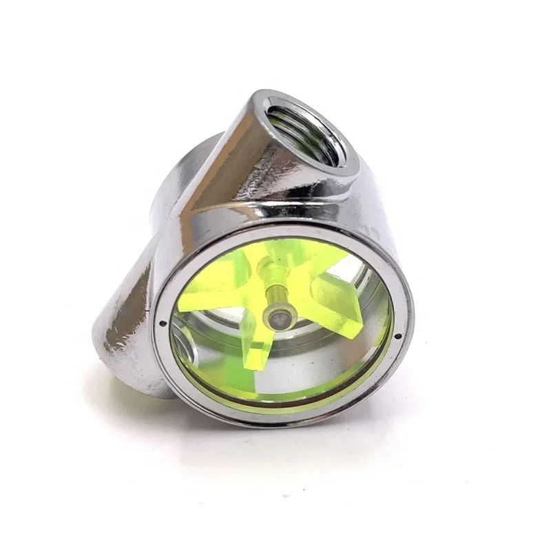 Universal Computer Thermometer for Water Cooling Liquid Cooler System Three Way Flow Meter 2022 New