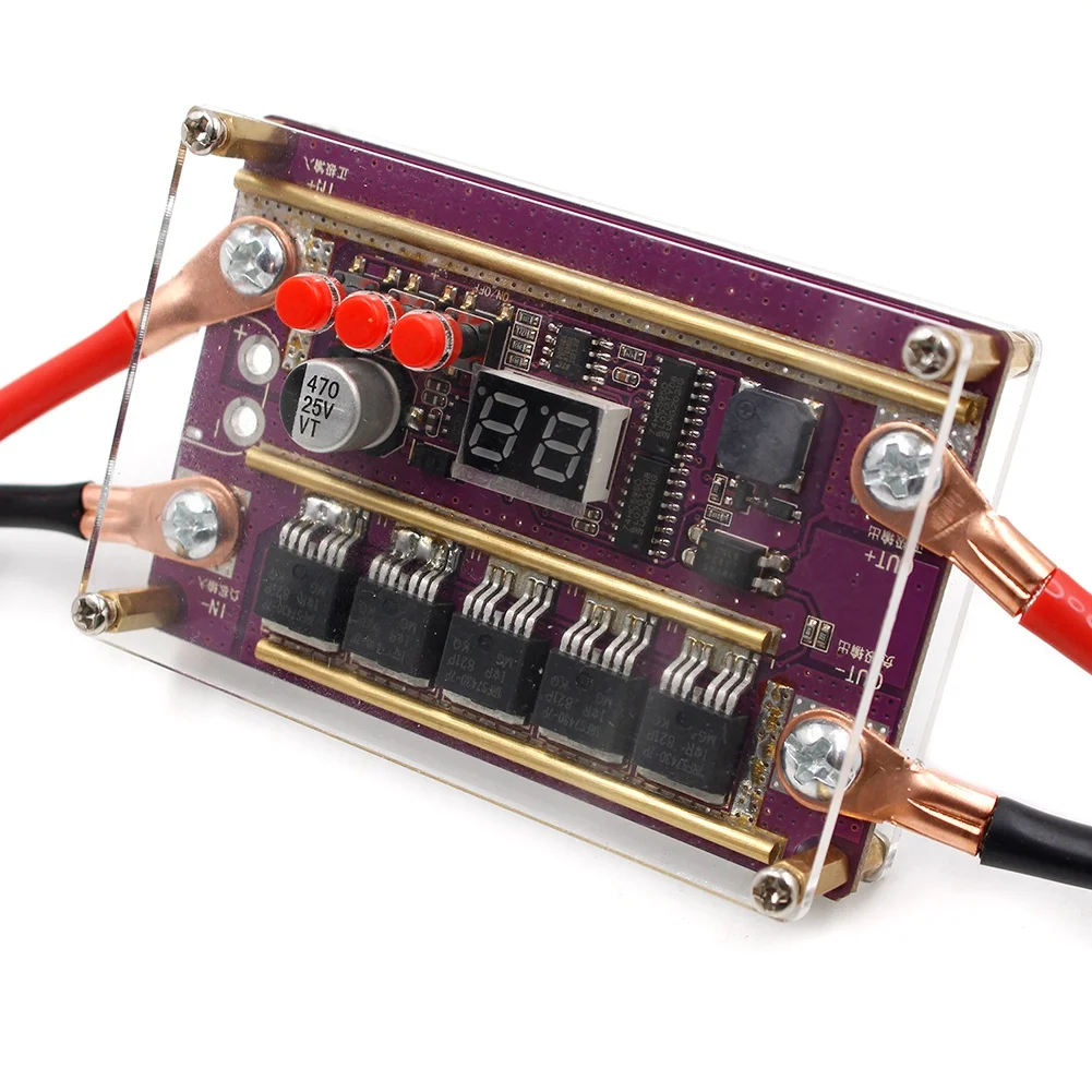 Supernew Mini Spot Welder Machine DIY Kit 99 Gears of Power Adjustable Spots Welding Control Board for 18650 Battery Welder-B