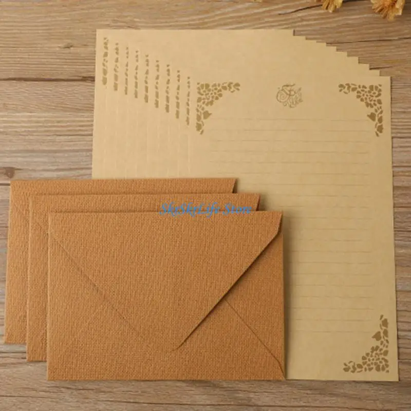 

E65E Pack Of 20 A 5 Size Linen Texture Envelopes For Personal Business Mail
