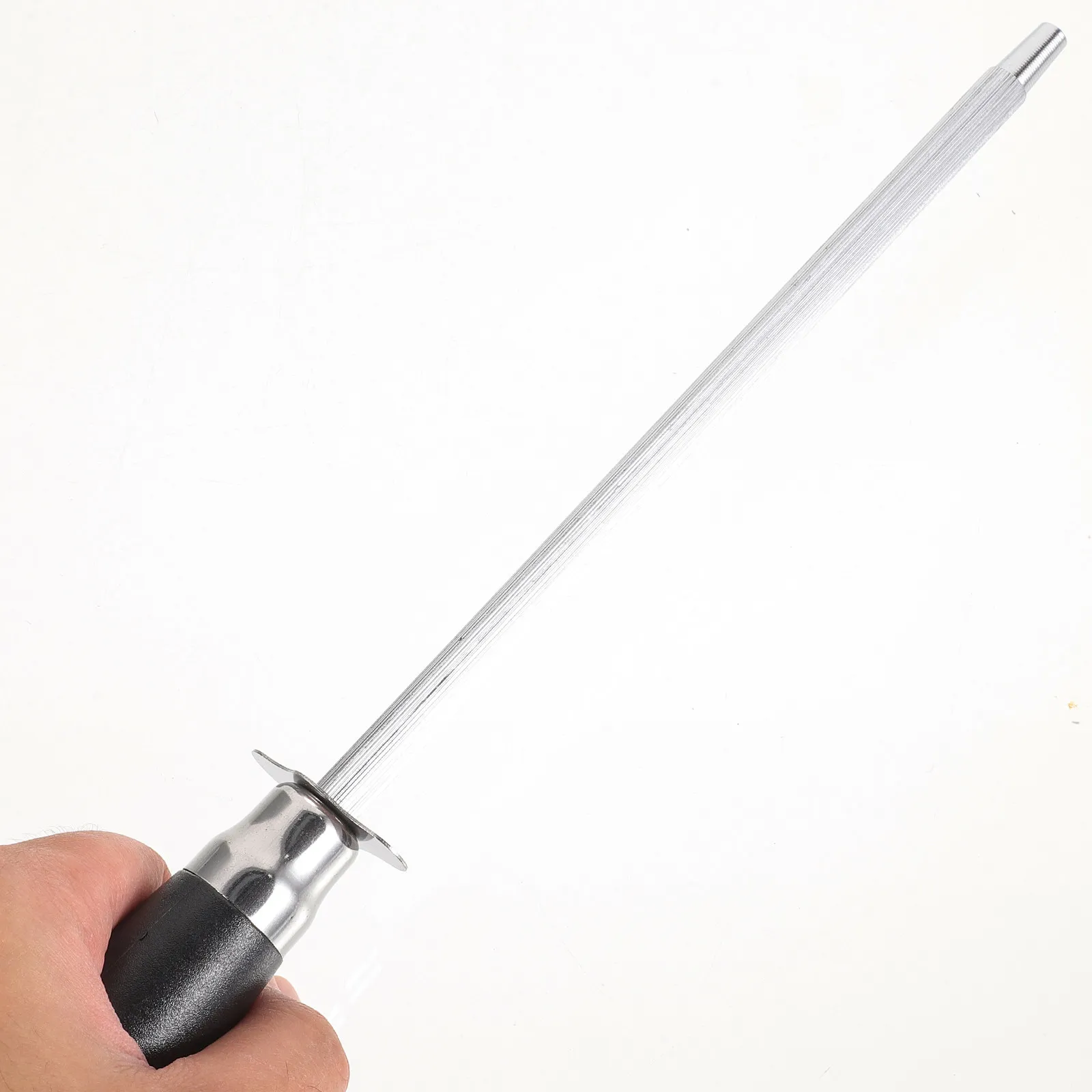 Stainless Steel Sharpening Rod for Kitchen Knives – Professional Grade, High-Efficiency Knife Sharpener for Home Use