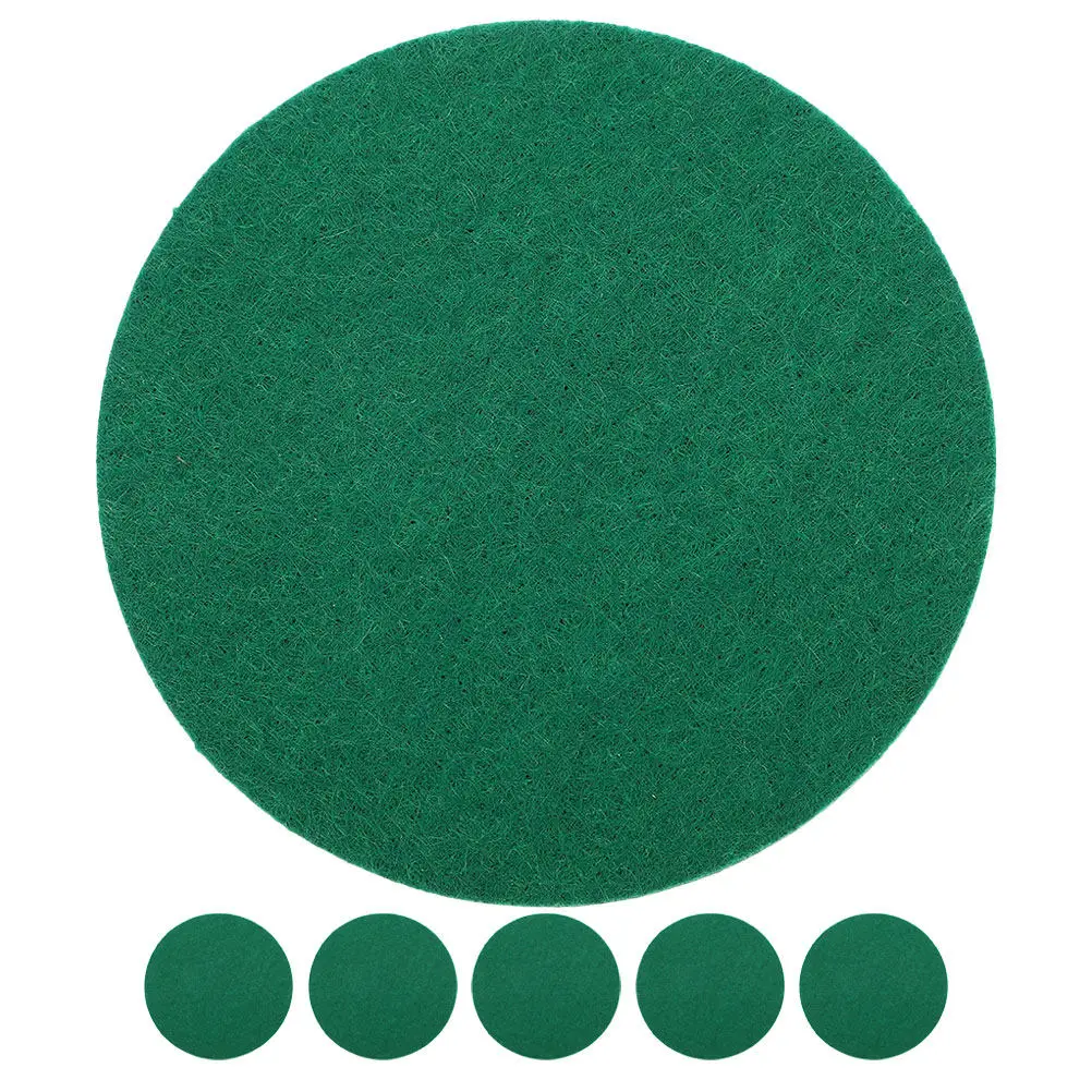 

6Pcs Air Hockey Mallet Pads Self-Adhesive Green Sticker Replacement Pushers Handles Pads Accessories Goal Handles Paddles Kit