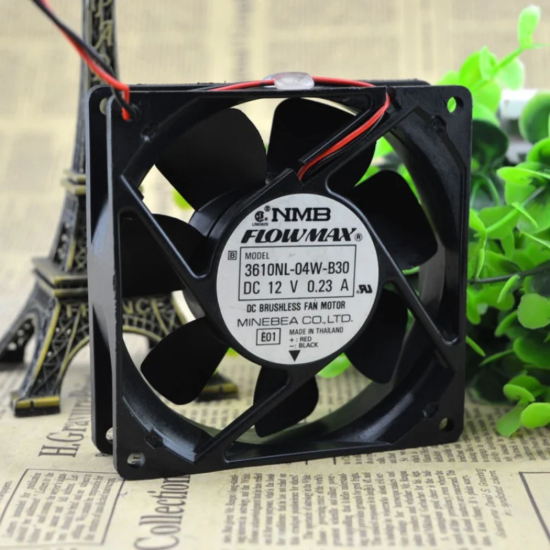 3610nl-04w-b30 12V 0.23a 9025 9cm 2-Wire Chassis Cooling Fan 3610nl 04w b30